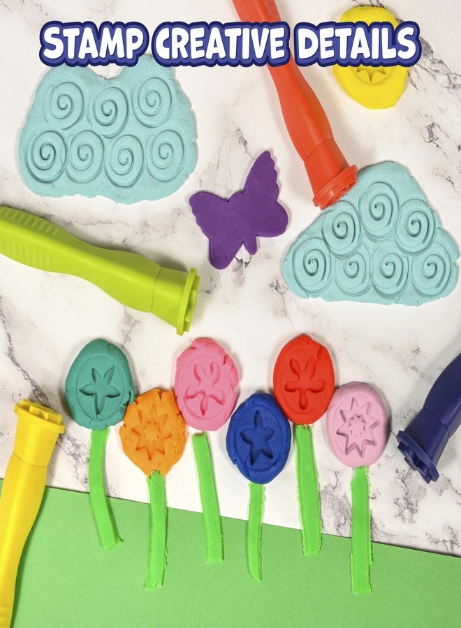 Ready 2 Learn Triangle Grip Stampers - Patterns - Set of 4 - Playdough Accessories - Easy-Grip Art Supplies - Paint Stamps for Kids - Image 5
